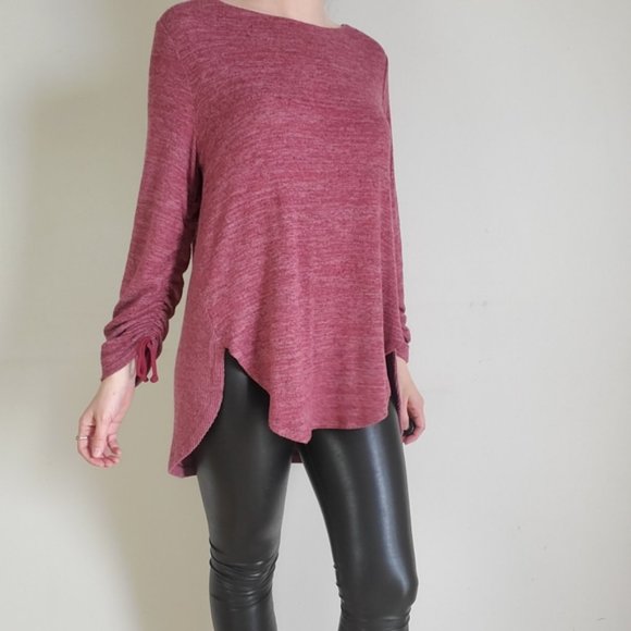 Anthropologie Pink oversized top - Picture 7 of 9